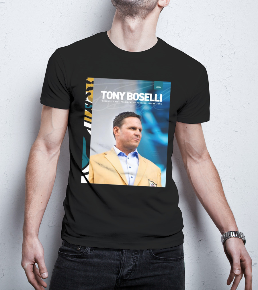 Jacksonville Jaguars Tony Boselli Executive Vice President Of Football Operations T-Shirt