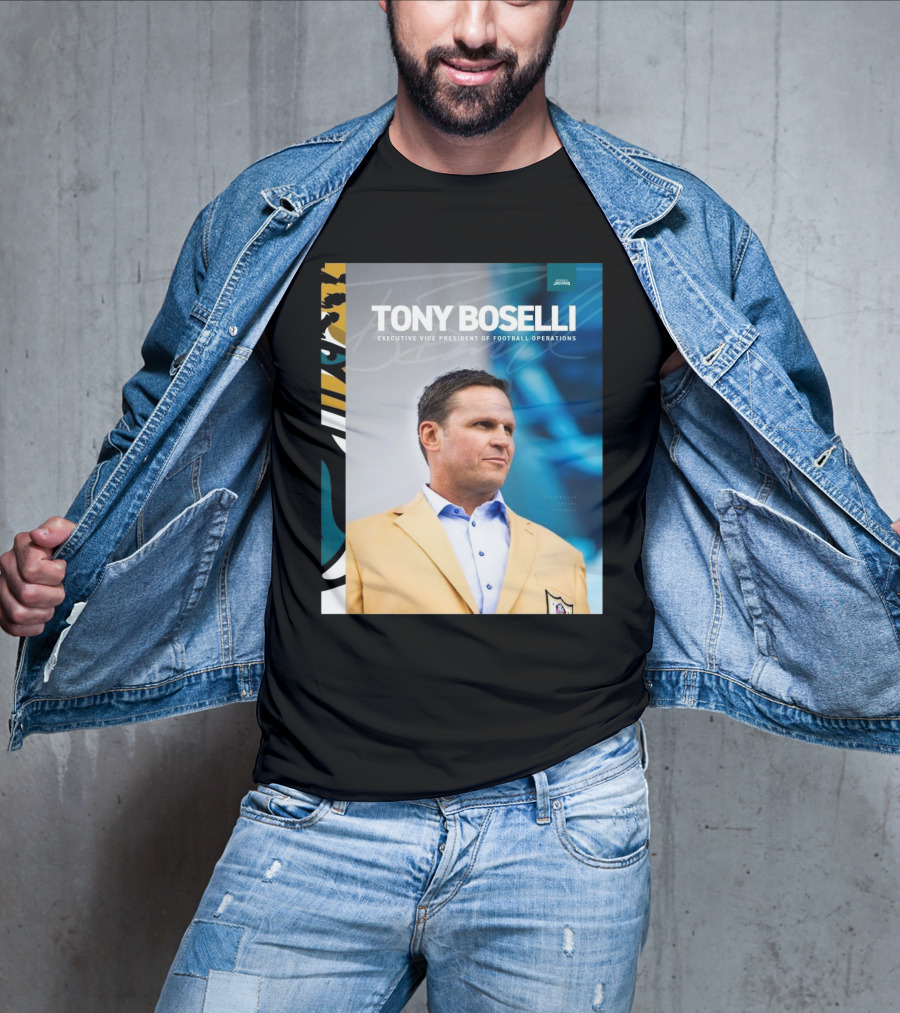 Jacksonville Jaguars Tony Boselli Executive Vice President Of Football Operations T-Shirt