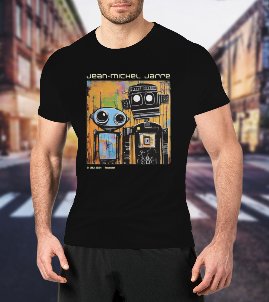 Jean-Michel Jarre Ancestor Two Robots Artwork T-Shirt