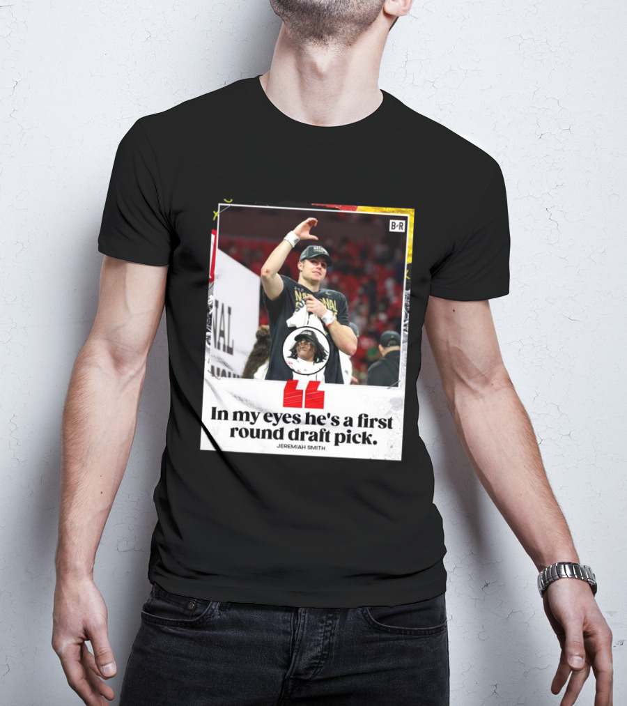 Jeremiah Smith In My Eyes He's A First Round Draft Pick National Champions T-Shirt