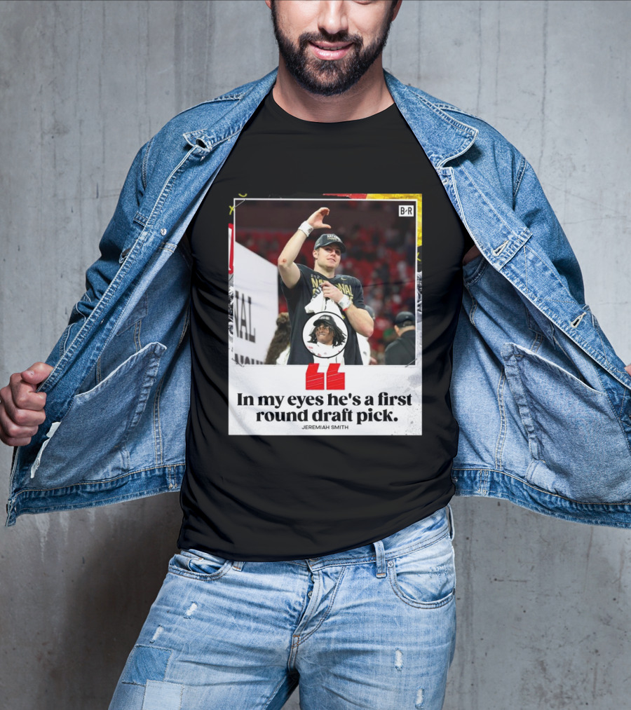 Jeremiah Smith In My Eyes He's A First Round Draft Pick National Champions T-Shirt