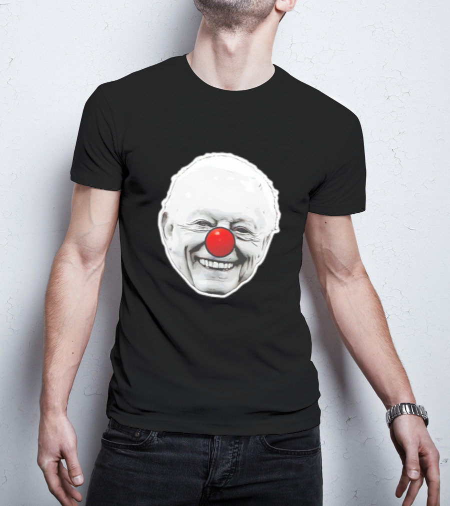 Jerry Jones Clown Red Nose Big Face T-Shirt