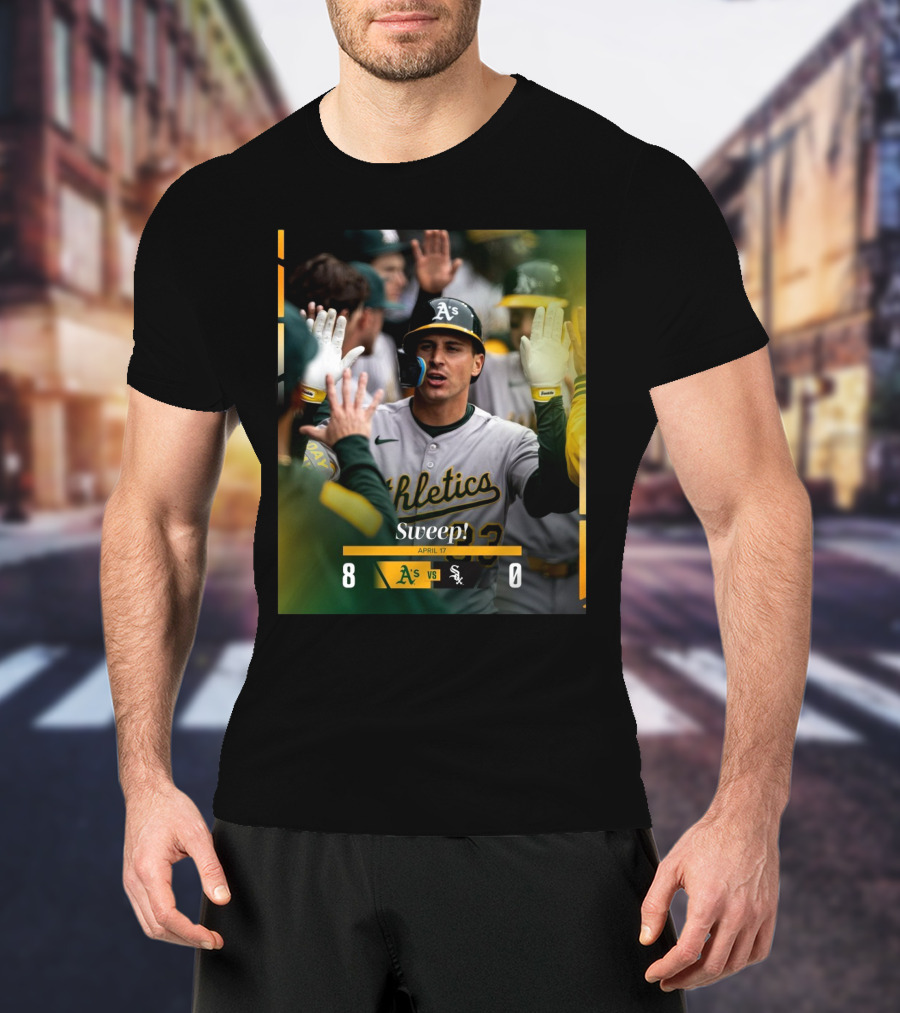 JJ Bleday Sweep Athletics Vs White Sox April 17 8-0 T-Shirt