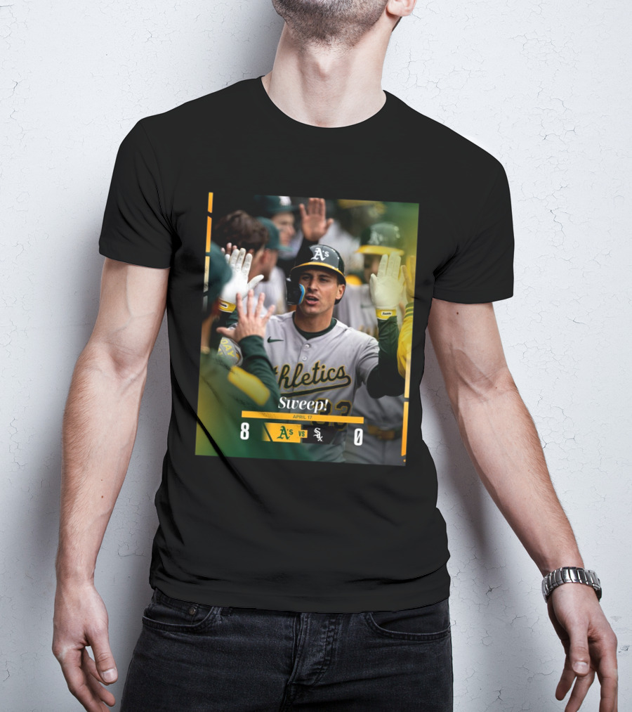 JJ Bleday Sweep Athletics Vs White Sox April 17 8-0 T-Shirt