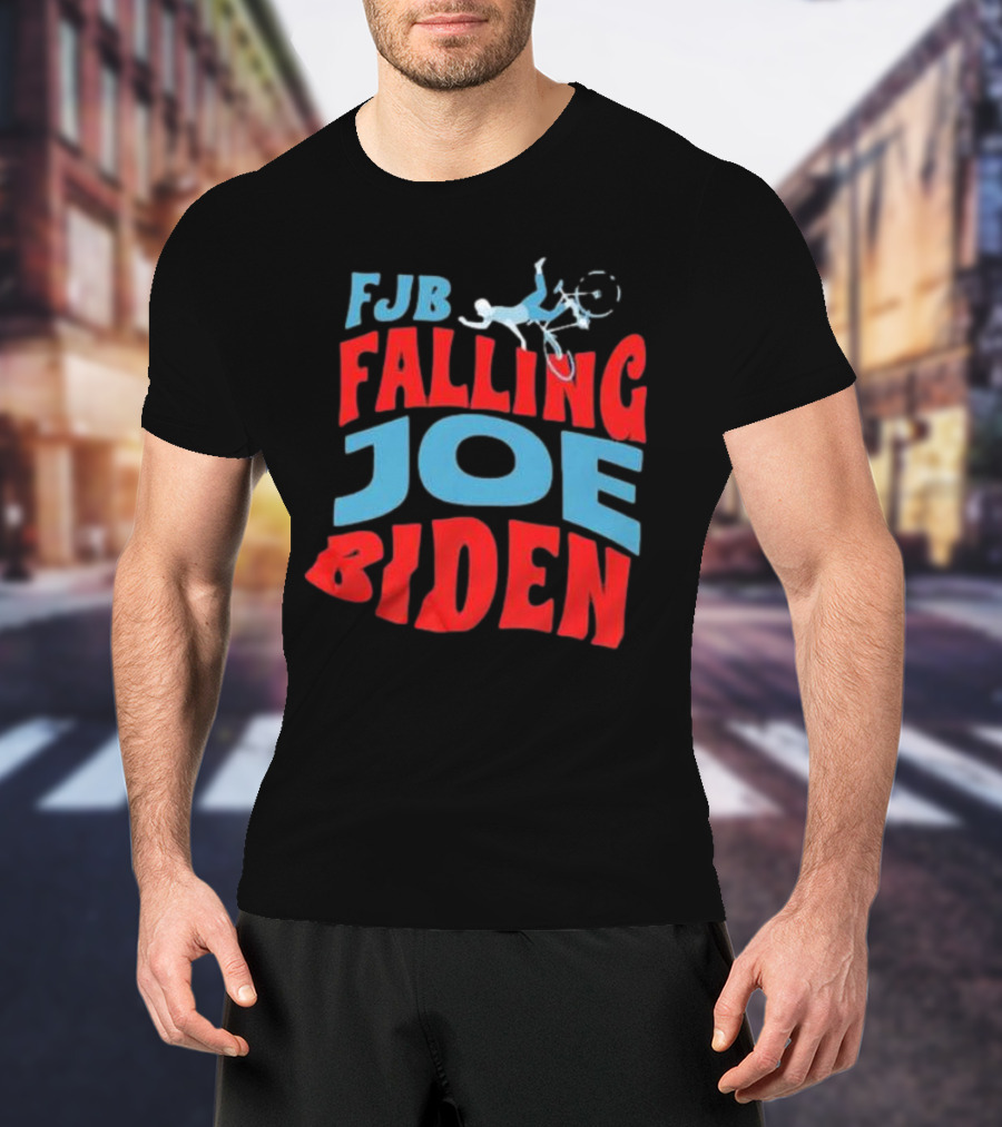 FJB Falling Joe Biden Bicycle T-Shirt