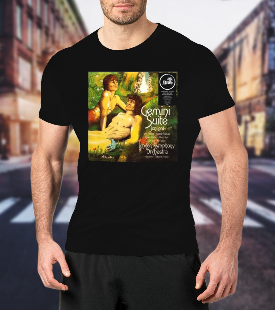 Gemini Suite Jon Lord London Symphony Orchestra Tony Ashton Yvonne Elliman Roger Glover Albert Lee Ian Paice Conductor Malcolm Arnold T-Shirt