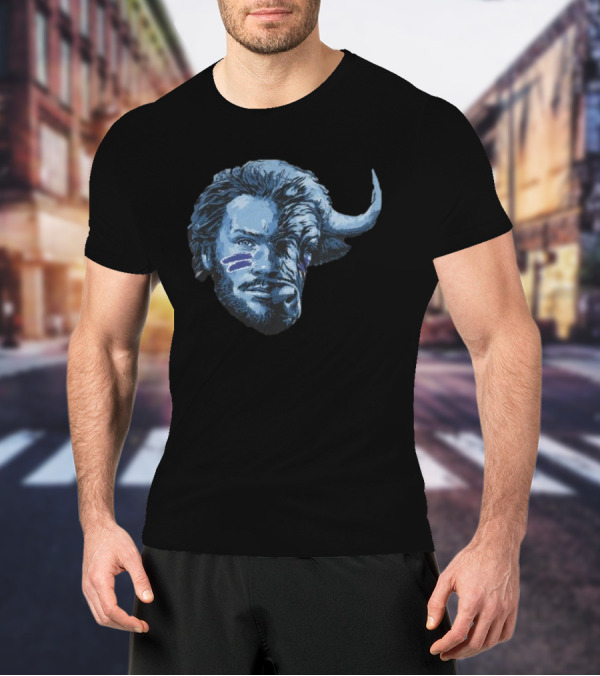 Josh Allen Buffalo Hybrid Face T-Shirt