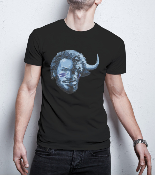 Josh Allen Buffalo Hybrid Face T-Shirt