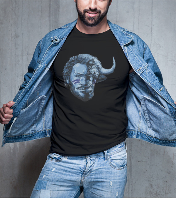 Josh Allen Buffalo Hybrid Face T-Shirt