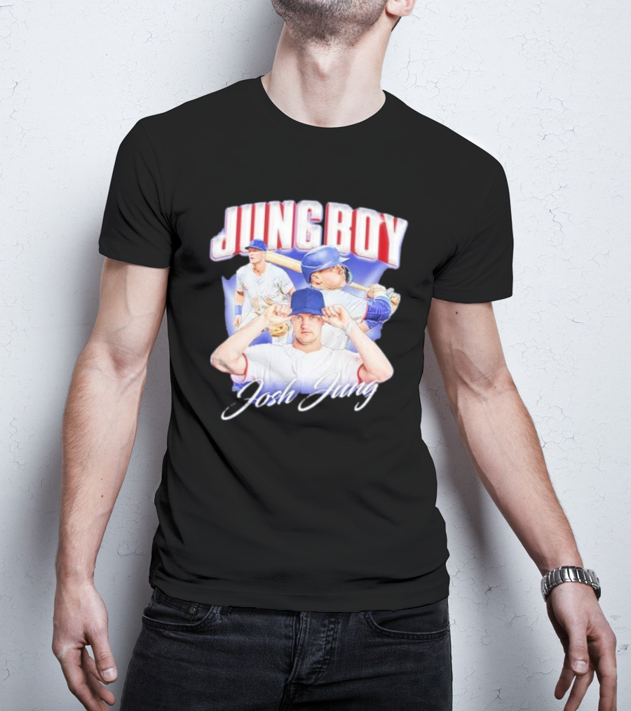 Jung Boy Josh Jung Texas Rangers Baseball Imagery T-Shirt