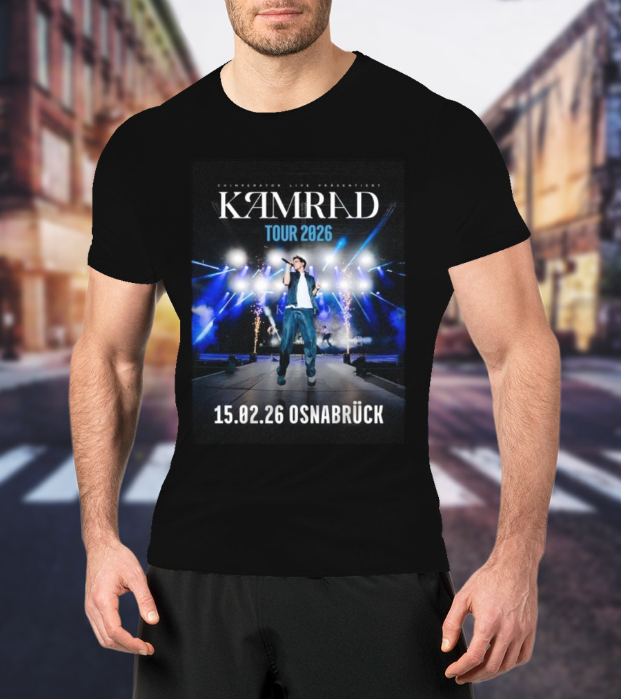 Kamrad Tour 2026 Osnabrück 15.02.26 Chimperator Live Präsentiert T-Shirt