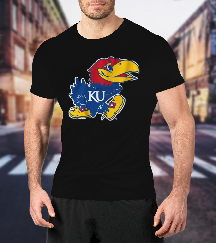 KU Jayhawk Kansas Basketball T-Shirt