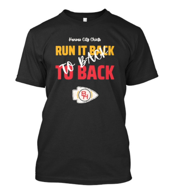 Kansas City Chiefs Run It Back To Back To Back T-Shirt