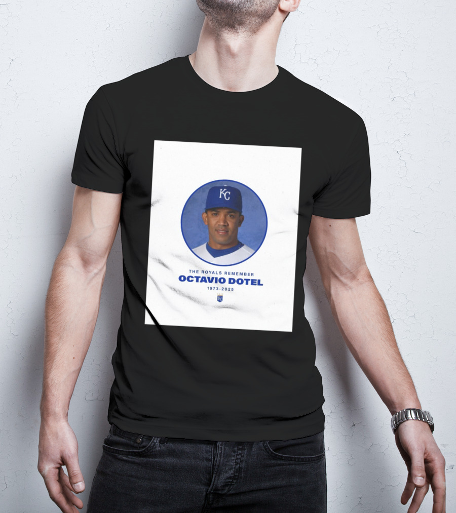 Kansas City Royals Remember Octavio Dotel 1973-2025 T-Shirt