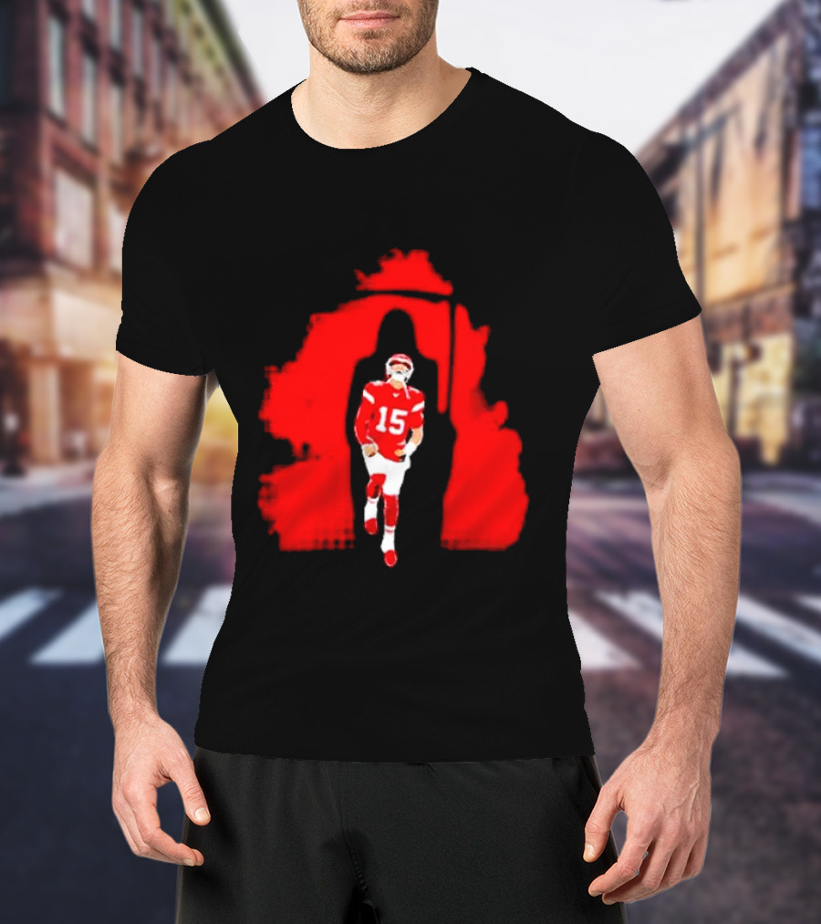 KC Chiefs Patrick Mahomes Shadow 15 Reaper T-Shirt