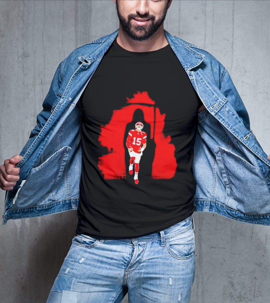 KC Chiefs Patrick Mahomes Shadow 15 Reaper T-Shirt