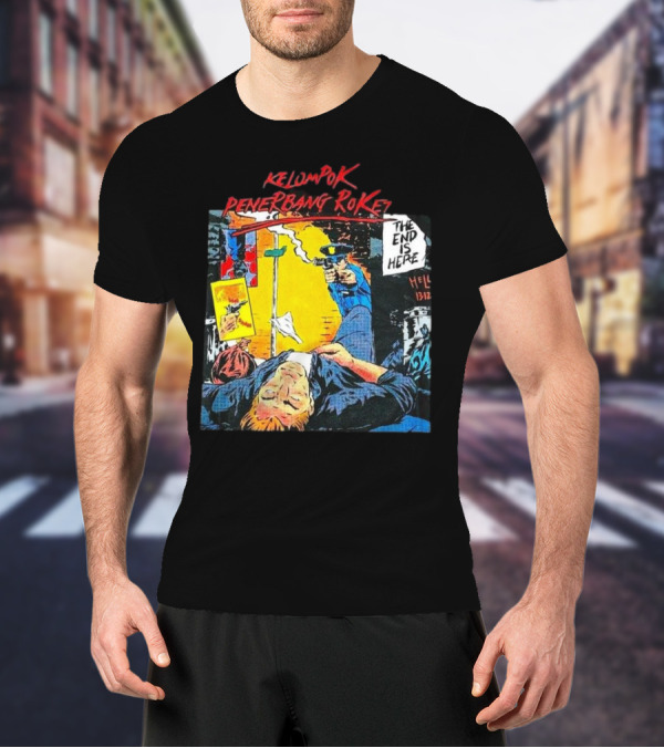 Kelompok Penerbang Roket The End Is Here Mati Muda Comic Style T-Shirt