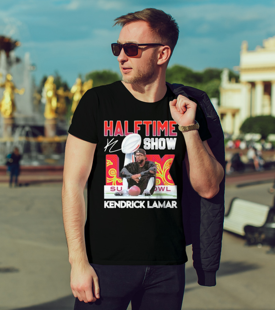 Kendrick Lamar Halftime Show Super Bowl LIX Football T-Shirt