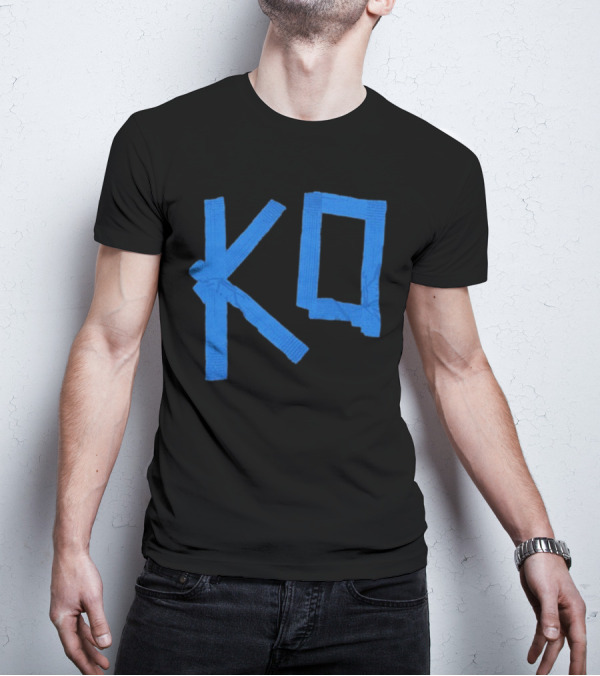 KO Martial Arts Blue Belt Letters T-Shirt