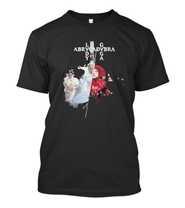 Lady Gaga Abracadabra Collage Fashion Art Style T-Shirt