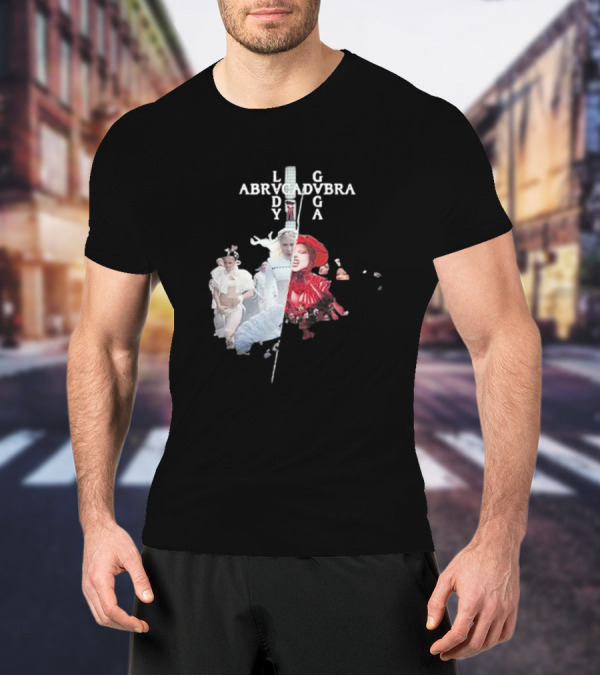 Lady Gaga Abracadabra Collage Fashion Art Style T-Shirt