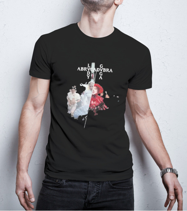 Lady Gaga Abracadabra Collage Fashion Art Style T-Shirt