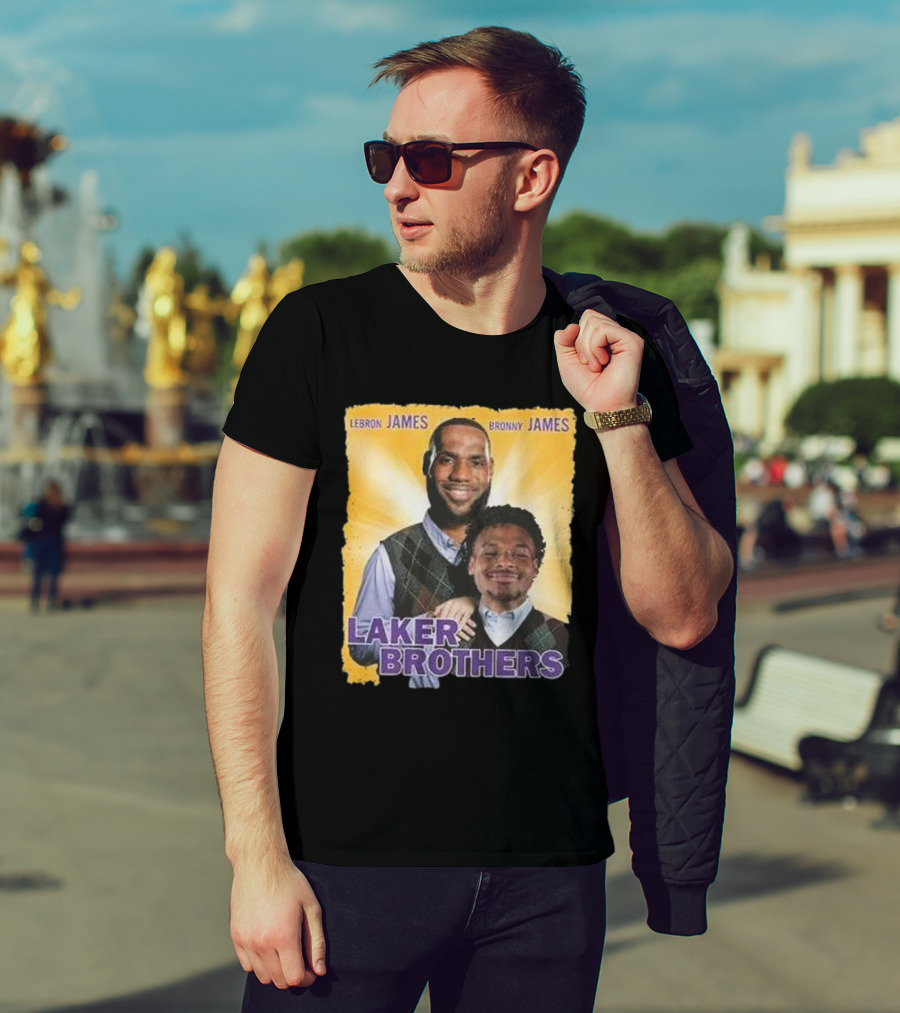 LEBRON JAMES BRONNY JAMES LAKER BROTHERS T-Shirt