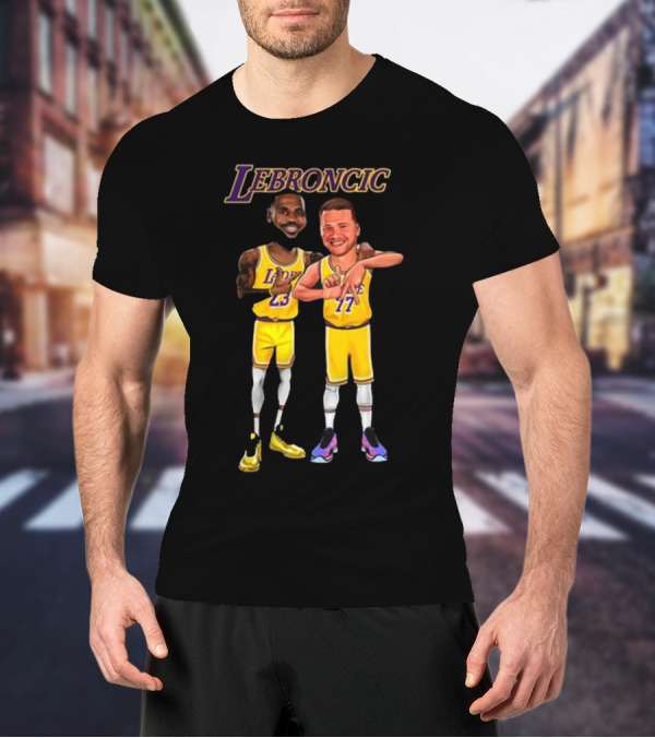 LeBroncic Los Angeles Lakers LeBron James Luka Dončić All Day Everyday T-Shirt