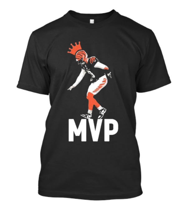 Lfg Cincy Jackpot Joey Mvp Football Player Illustration With Crown T-Shirt