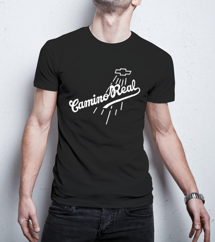 Los Angeles Dodgers Teoscar Hernandez Camino Real Chevrolet Logo T-Shirt