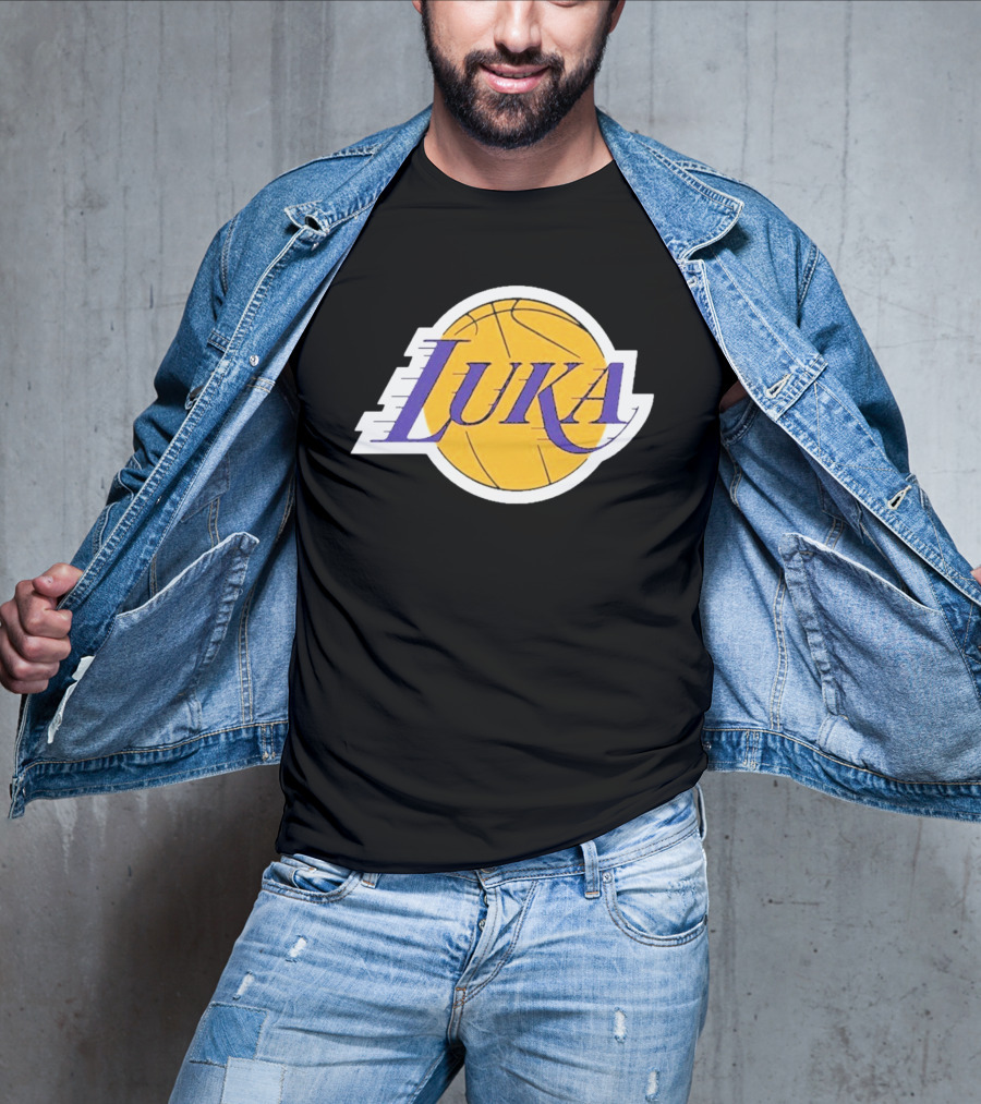 Luka Los Angeles Showtime Basketball-Inspired T-Shirt
