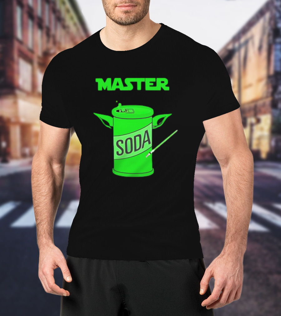 Master Soda Lightsaber Yoda Can T-Shirt