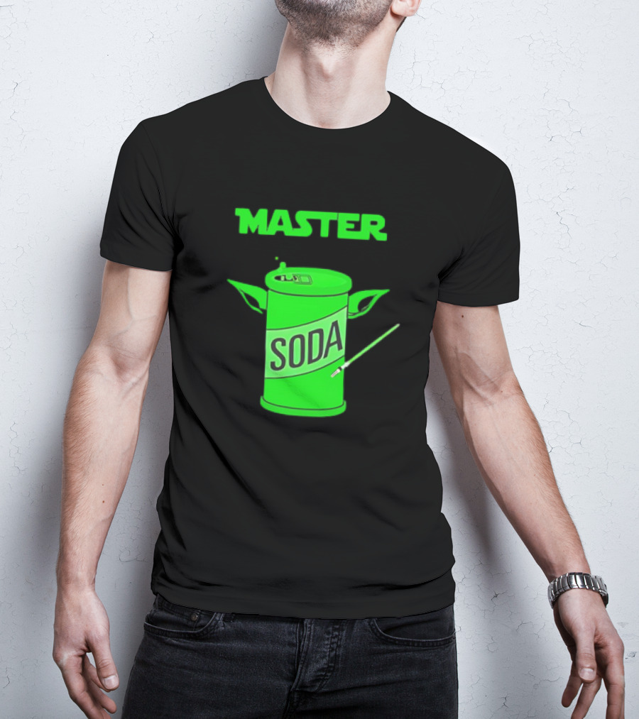 Master Soda Lightsaber Yoda Can T-Shirt