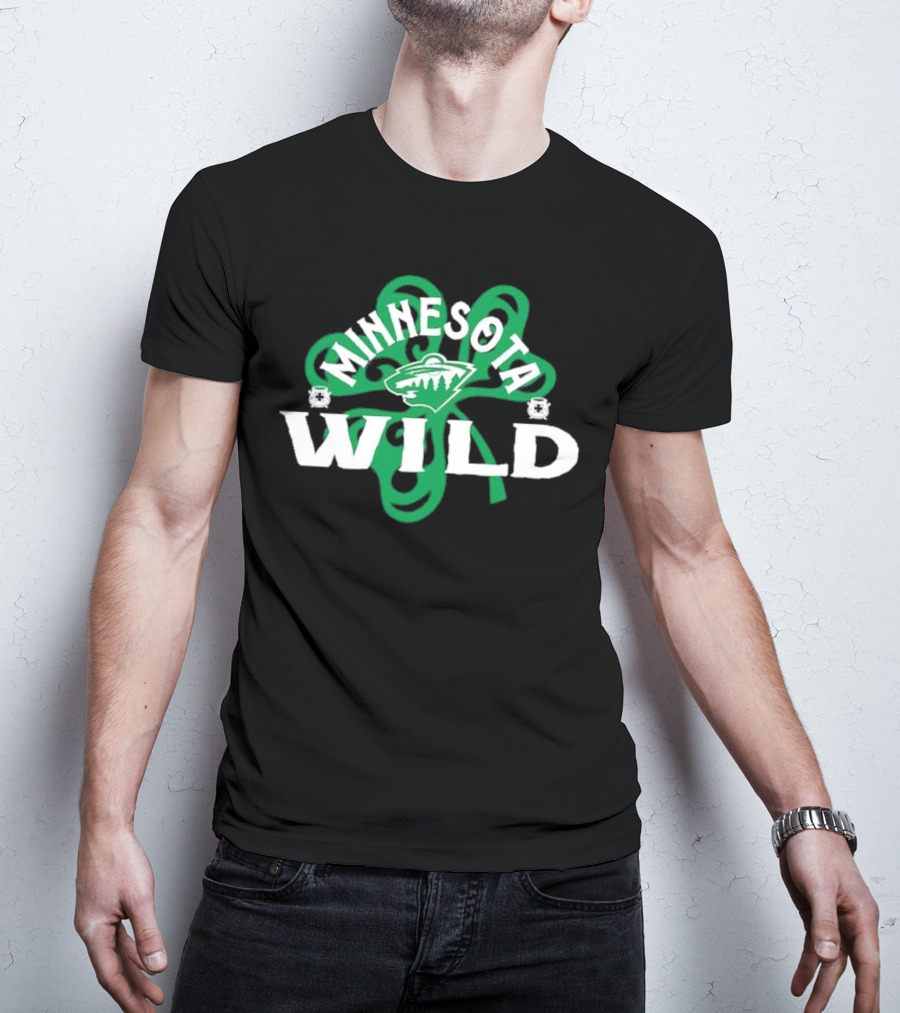 Minnesota Wild St. Patrick’s Day Shamrock 2025 T-Shirt