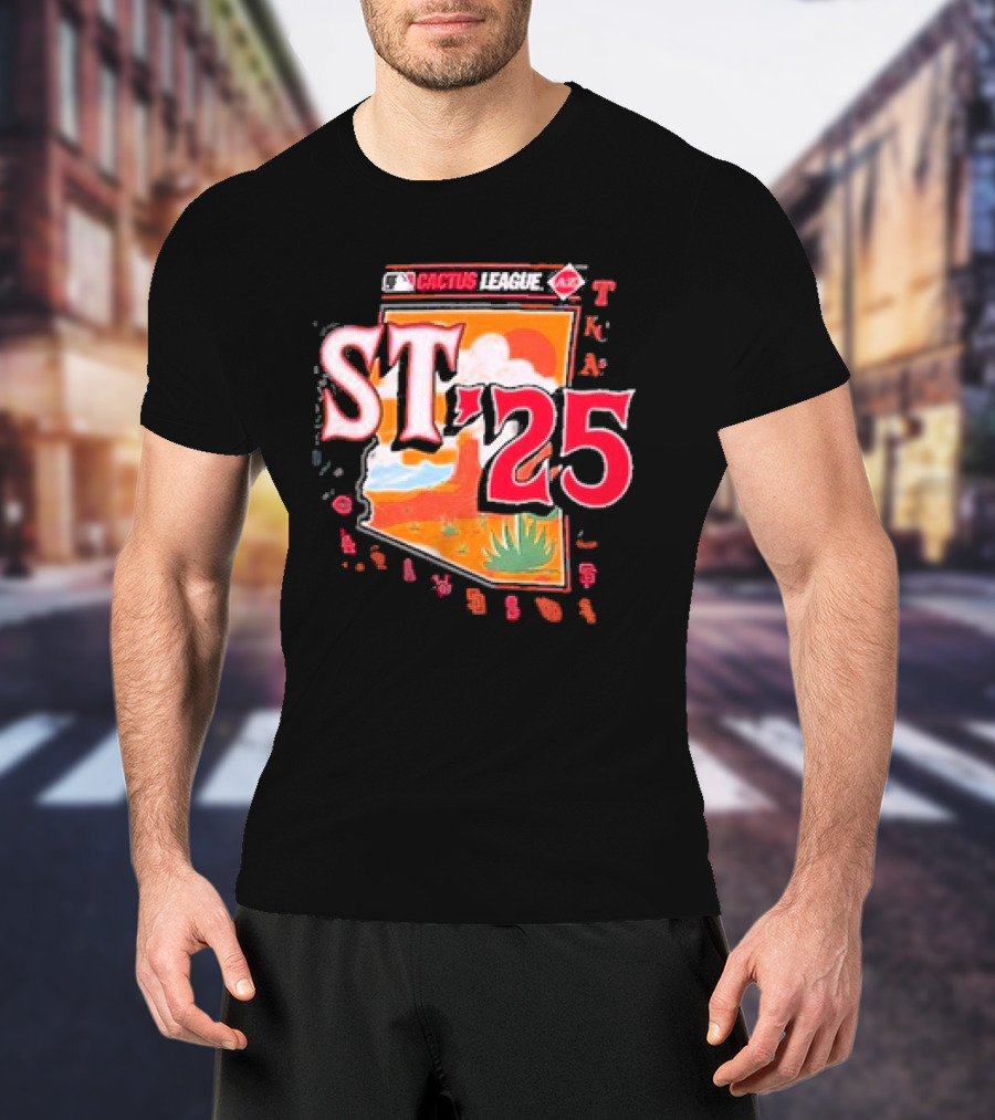 MLB 2025 Spring Training Cactus League Arizona ST25 T-Shirt