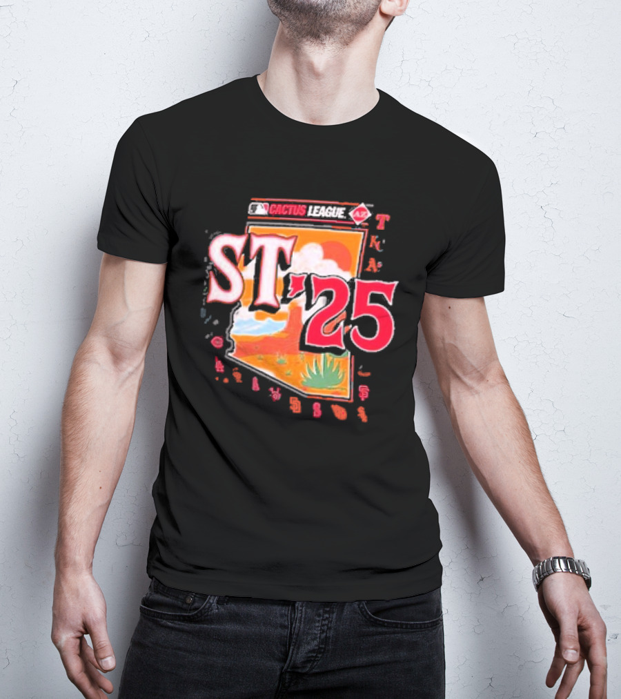 MLB 2025 Spring Training Cactus League Arizona ST25 T-Shirt