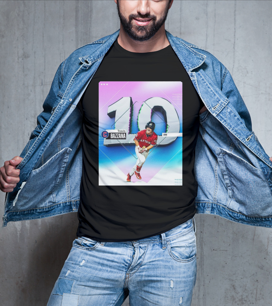 MLB Travis Bazzana Cleveland Guardians Top 10 Prospects T-Shirt