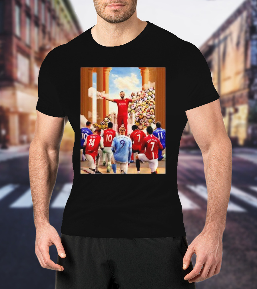 Liverpool FC Mohamed Salah Premier League Goals Tribute T-Shirt