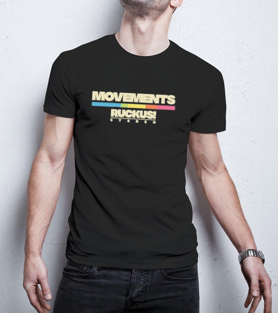 Movements Ruckus Stereo Retro Color Bar T-Shirt
