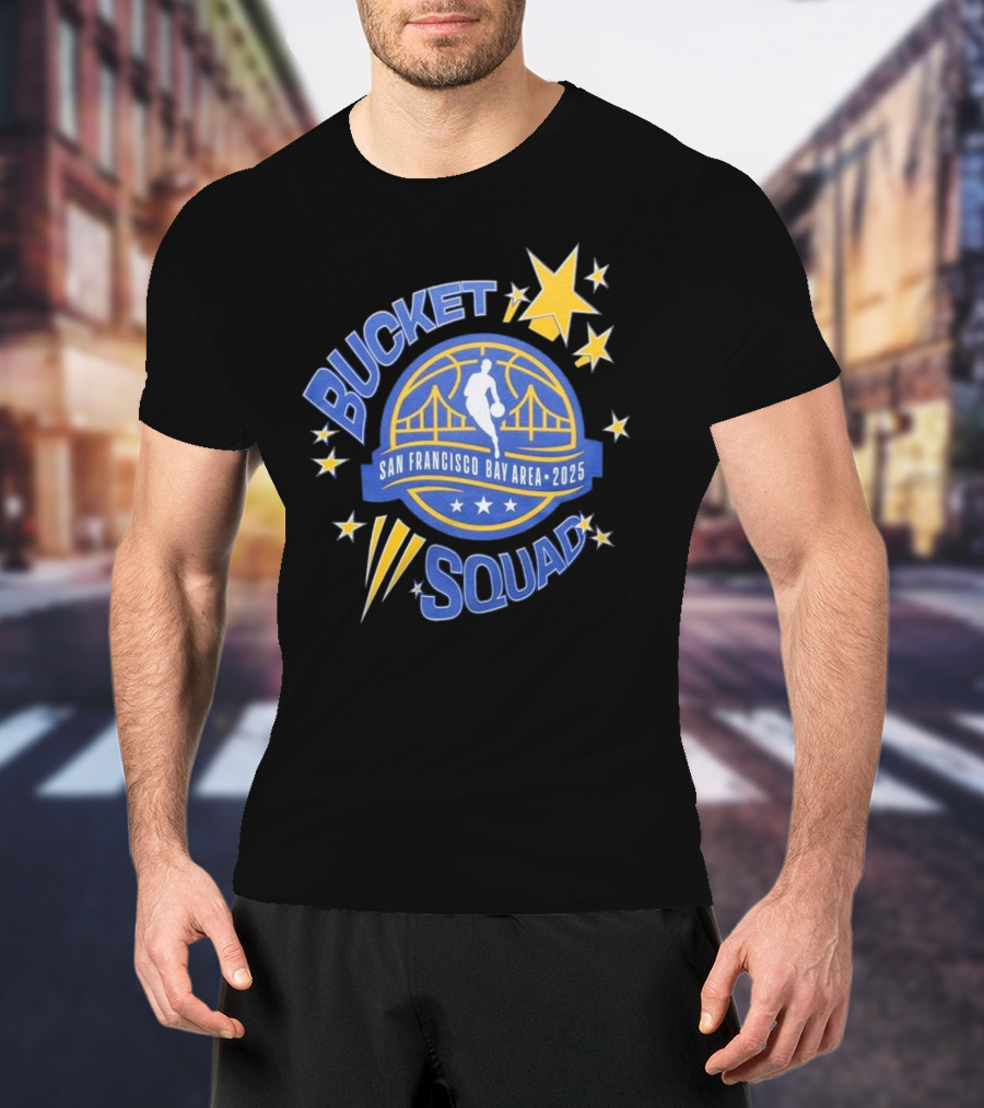 NBA All-Star 2025 Bucket Squad San Francisco Bay Area T-Shirt