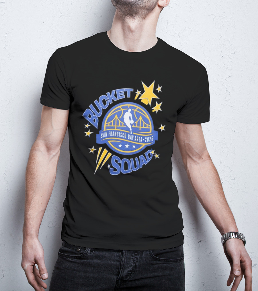 NBA All-Star 2025 Bucket Squad San Francisco Bay Area T-Shirt