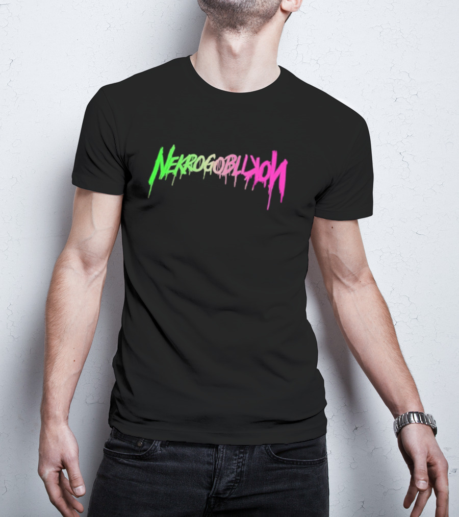 Nekrogoblikon Goblin Mode Wicked Ombre Neon Drip T-Shirt