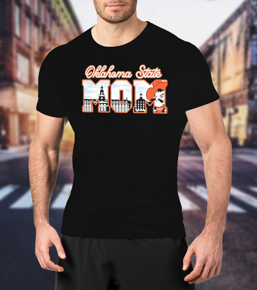 Oklahoma State Mom Campus Cowboys OSU Iconic Imagery T-Shirt