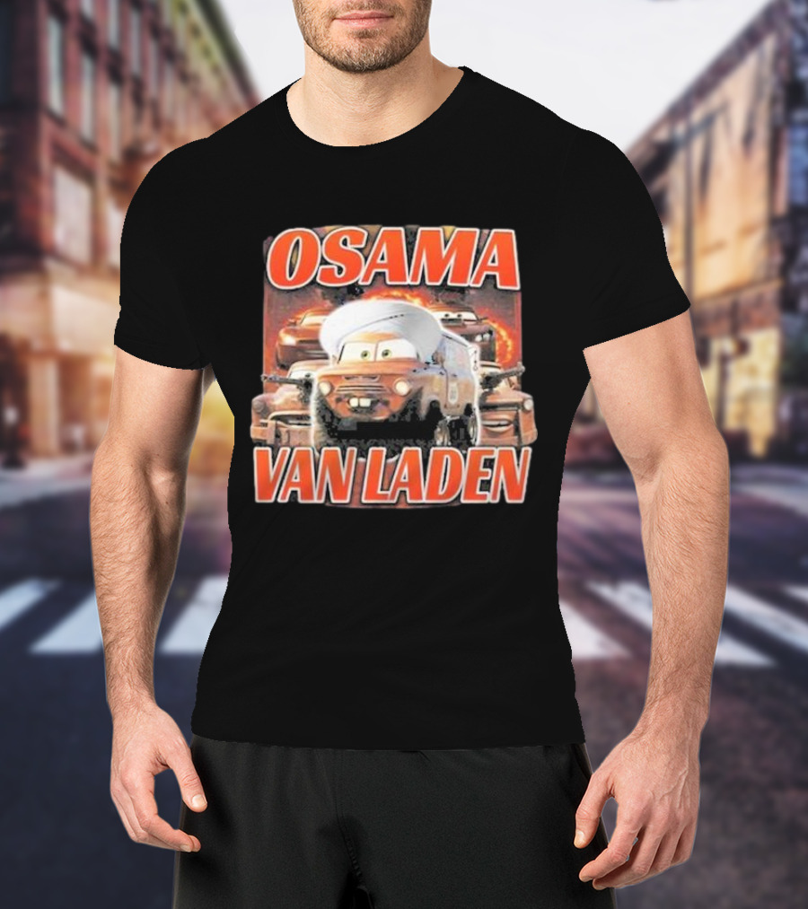 Osama Van Laden Cars Parody T-Shirt