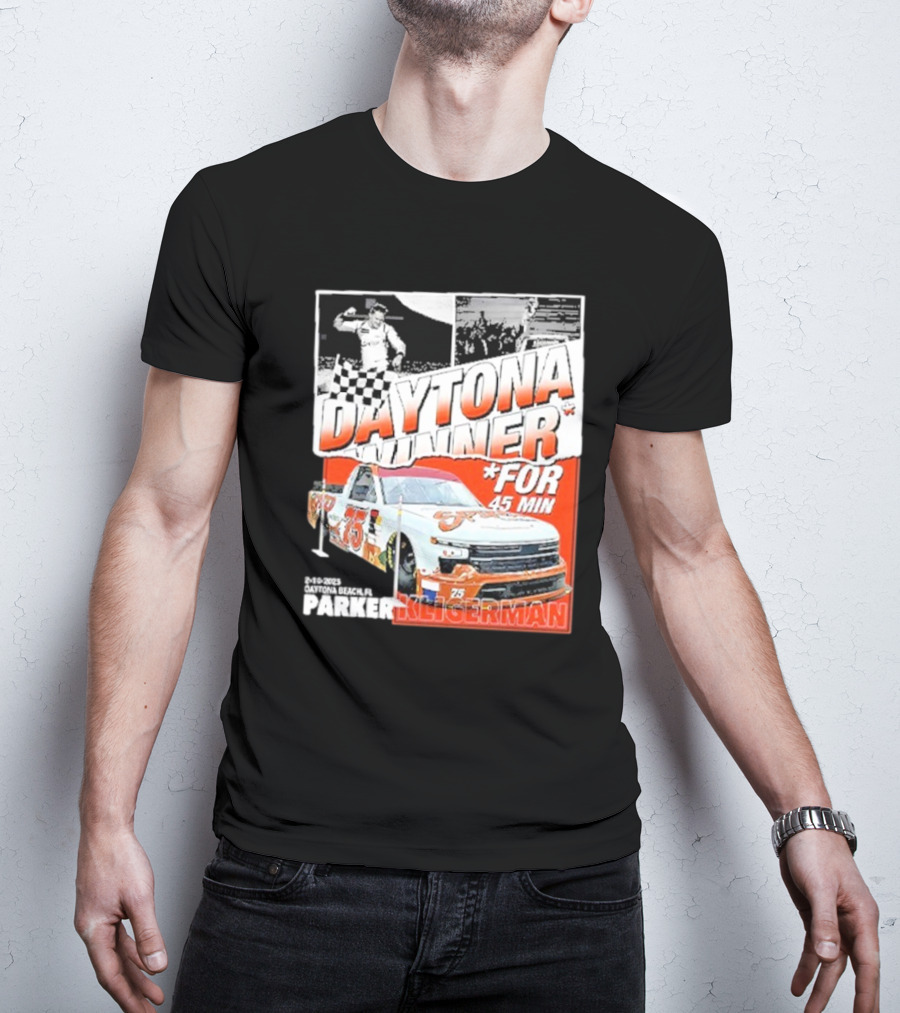 Parker Kligerman Daytona Winner 45 Min Celebration NASCAR Race Car 75 T-Shirt