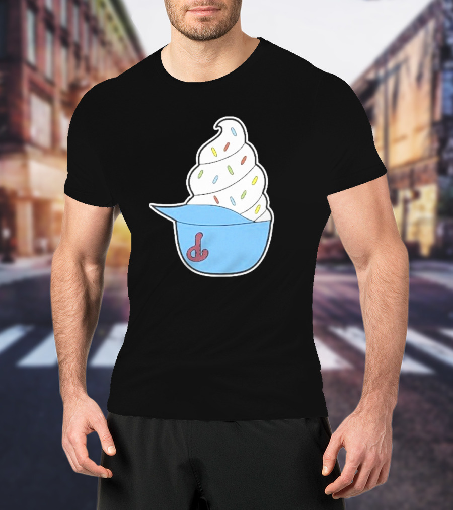 Philadelphia Phillies Ice Cream Helmet With Sprinkles T-Shirt