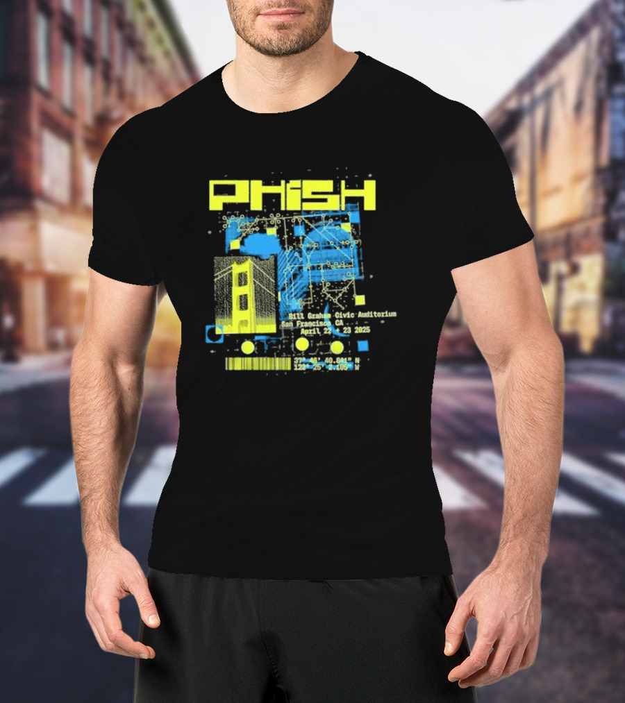 Phish San Francisco California April 22nd And 23rd 2025 T-Shirt