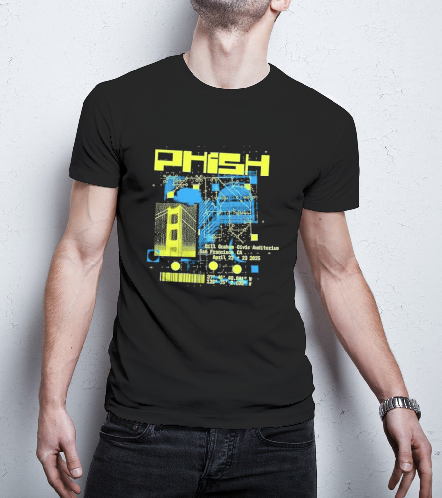 Phish San Francisco California April 22nd And 23rd 2025 T-Shirt