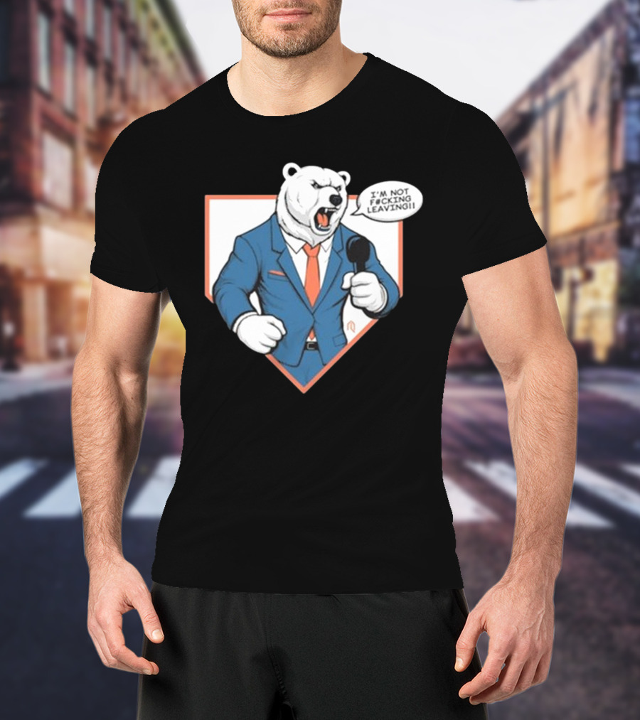 Polar Bear I’m Not Leaving Athlete Suit T-Shirt