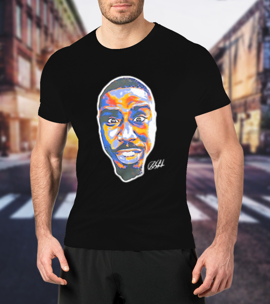 Premi Sterlin Vibrant Expression Face Art T-Shirt